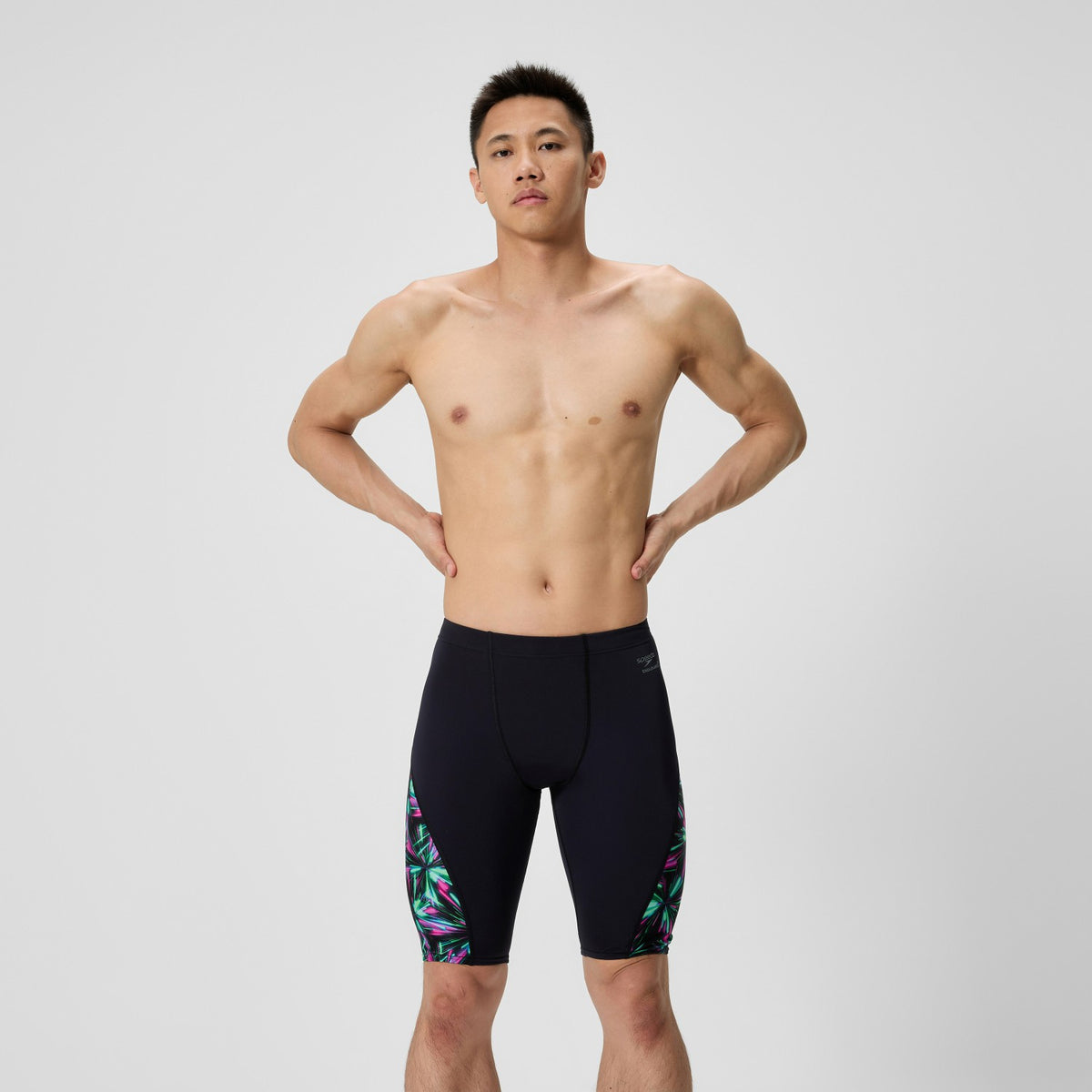 Club Training Spliced Jammer Black/Green | Speedo