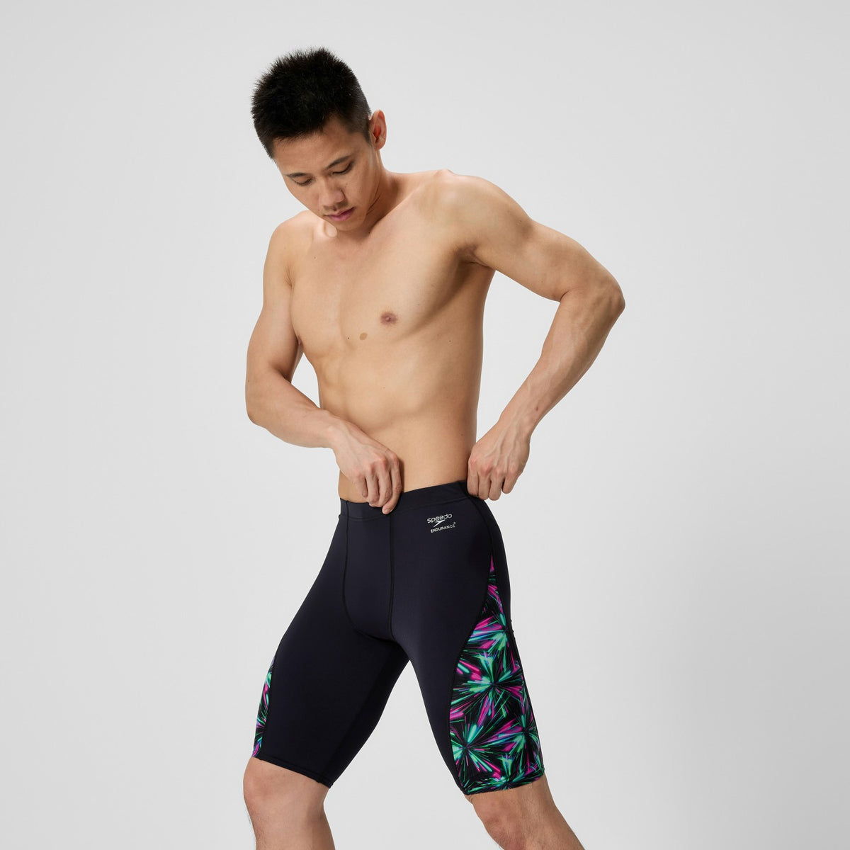 Club Training Spliced Jammer Black/Green | Speedo