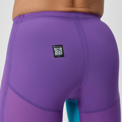 Fastskin LZR Pure Valor 2.0 High Waisted Jammer Purple/Blue | Speedo