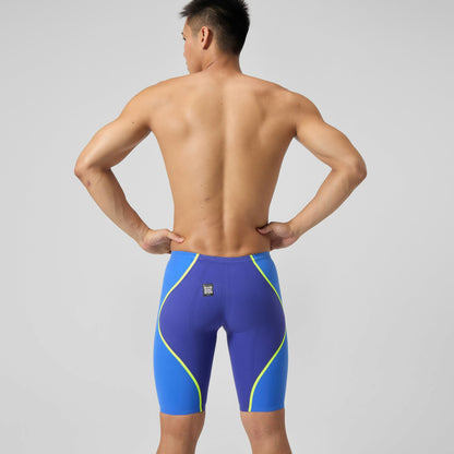 Fastskin LZR Pure Intent 2.0 High Waist Jammer Blue/Yellow | Speedo