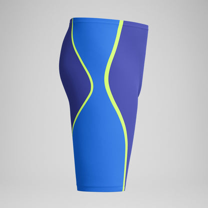 Fastskin LZR Pure Intent 2.0 High Waist Jammer Blue/Yellow | Speedo
