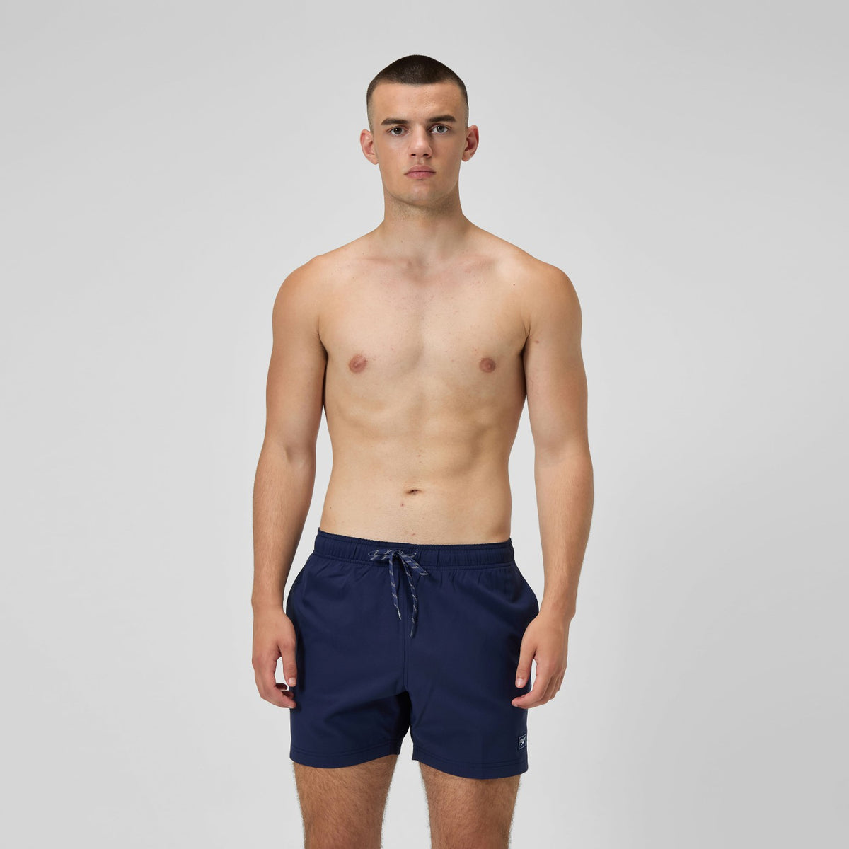 Classic Solid Redondo Edge Volley Swim Shorts Navy | Speedo