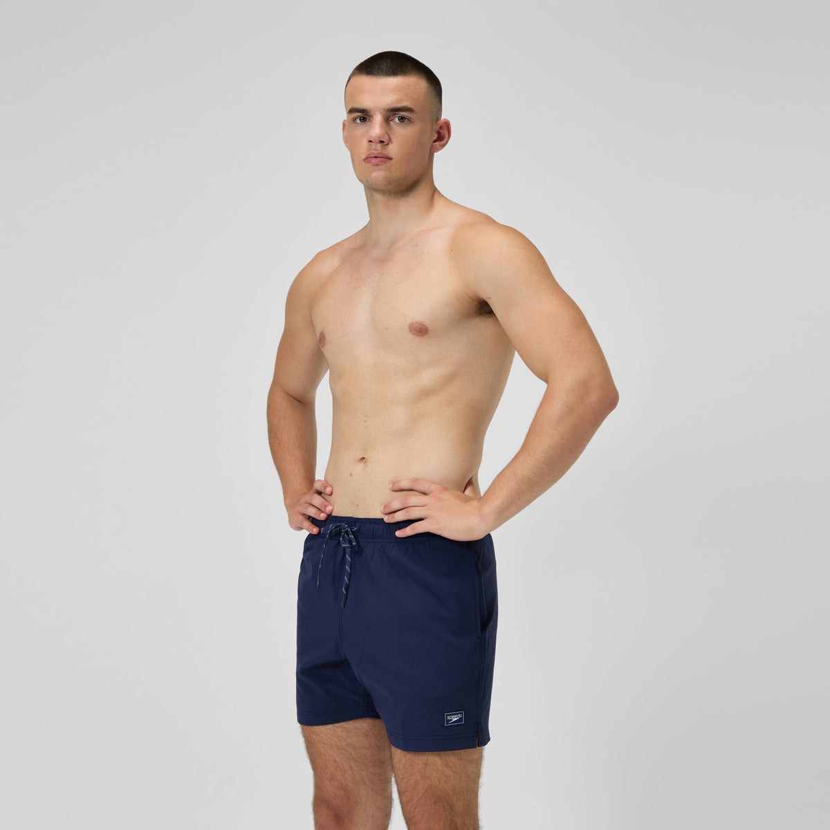 Classic Solid Redondo Edge Volley Swim Shorts Navy | Speedo