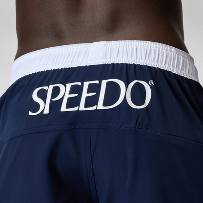 Jetstream Retro Logo Volley Swim Shorts Navy/White | Speedo