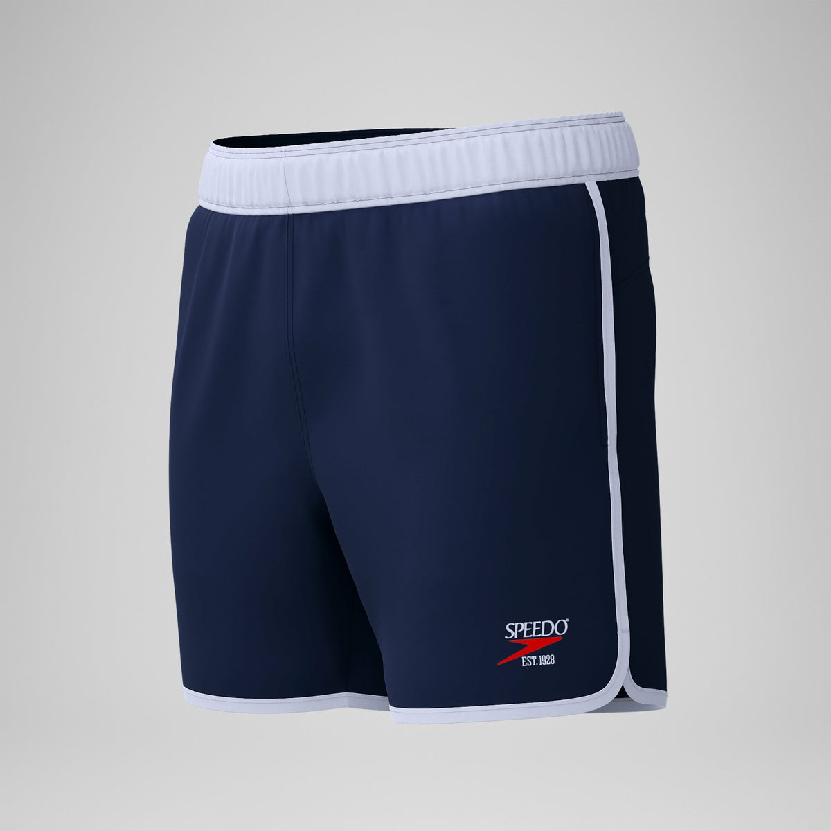 Jetstream Retro Logo Volley Swim Shorts Navy/White | Speedo
