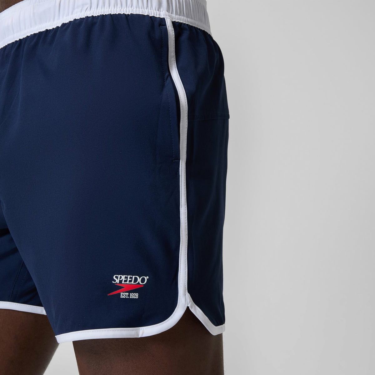 Jetstream Retro Logo Volley Swim Shorts Navy/White | Speedo