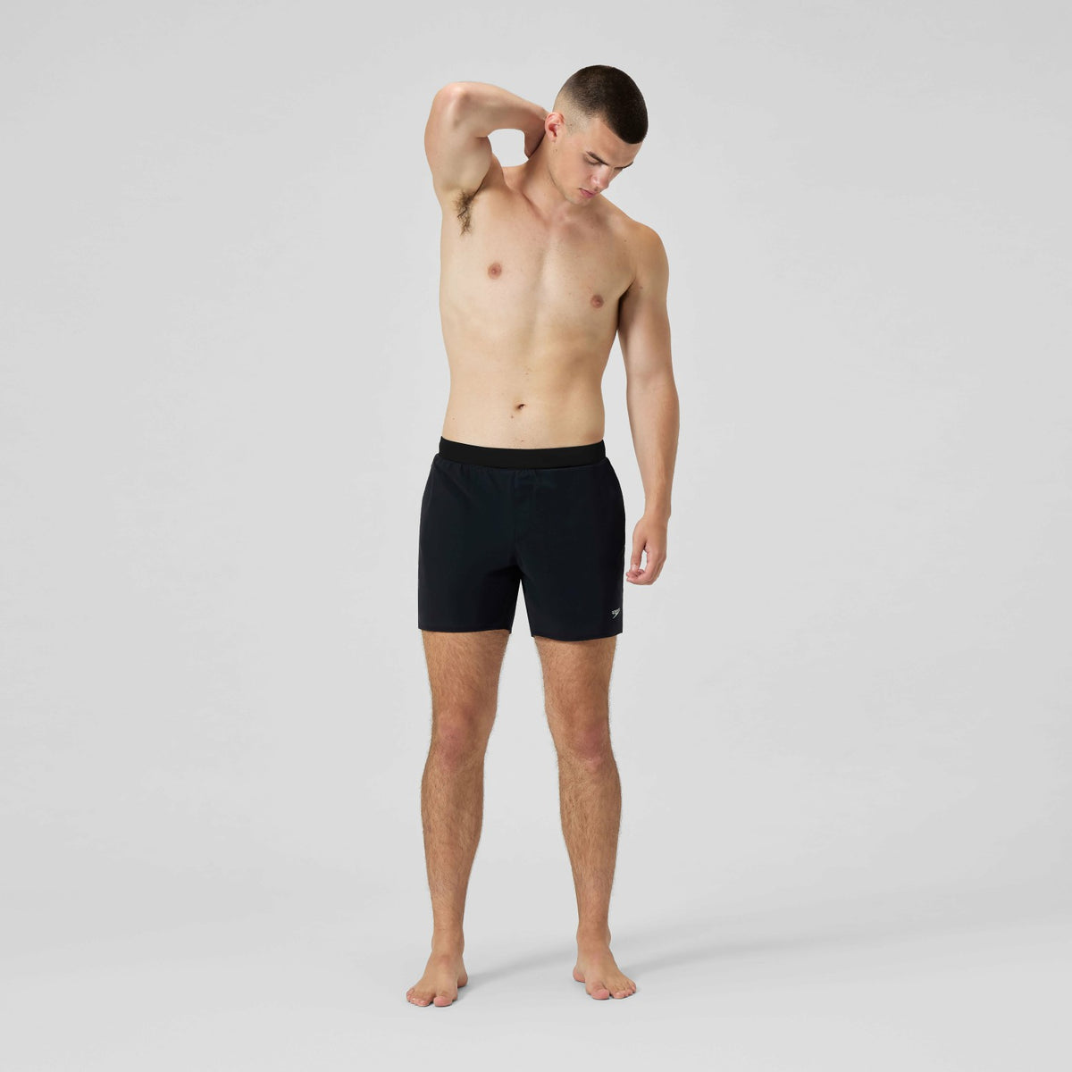 Lookout Solid Swim Shorts Black | Speedo
