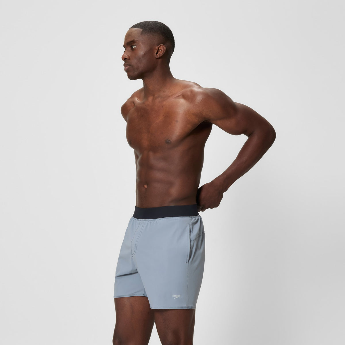 Lookout Solid Swim Shorts Grey | Speedo