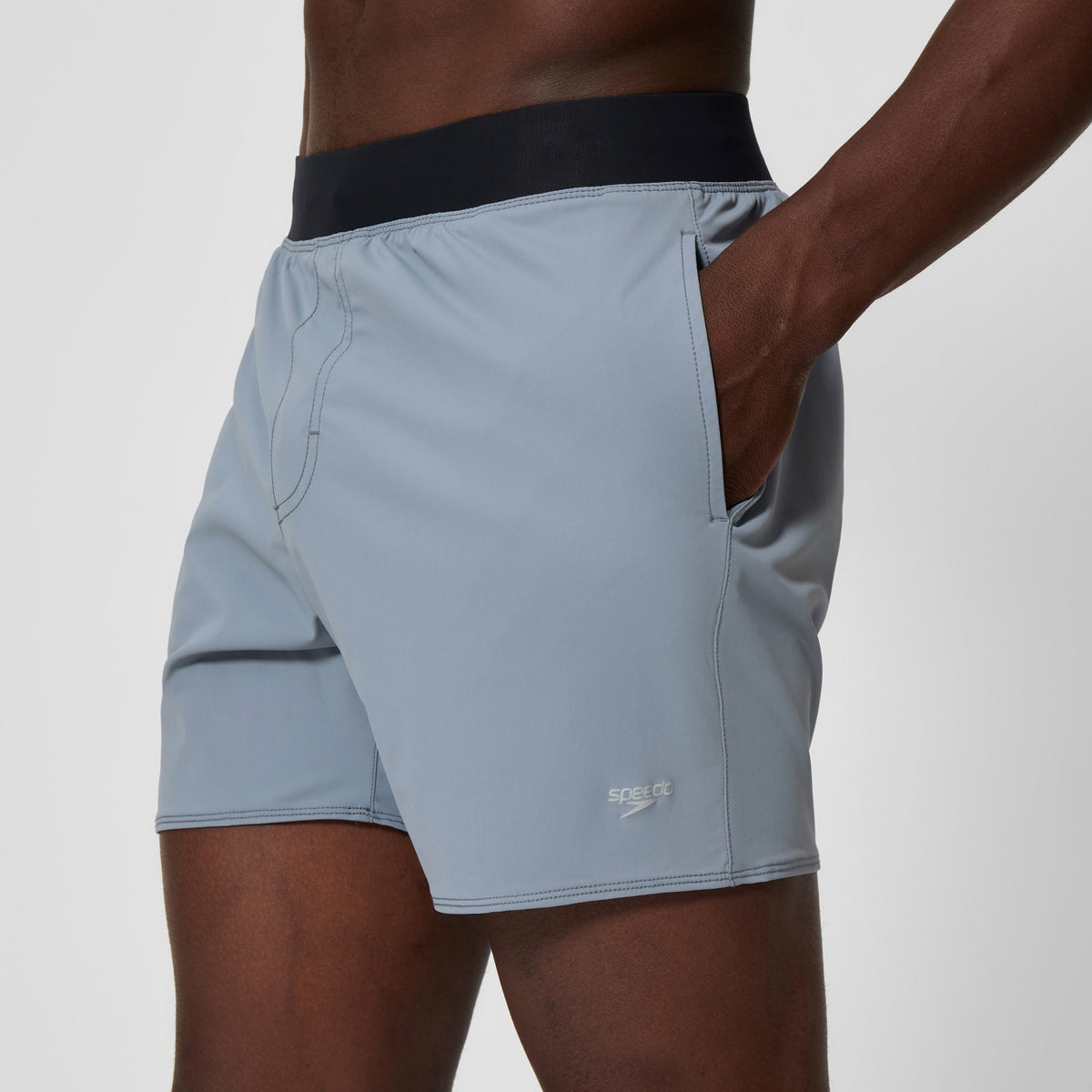 Lookout Solid Swim Shorts Grey | Speedo