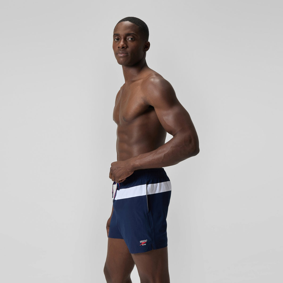 Jetstream Retro Volley Swim Shorts Navy/White | Speedo