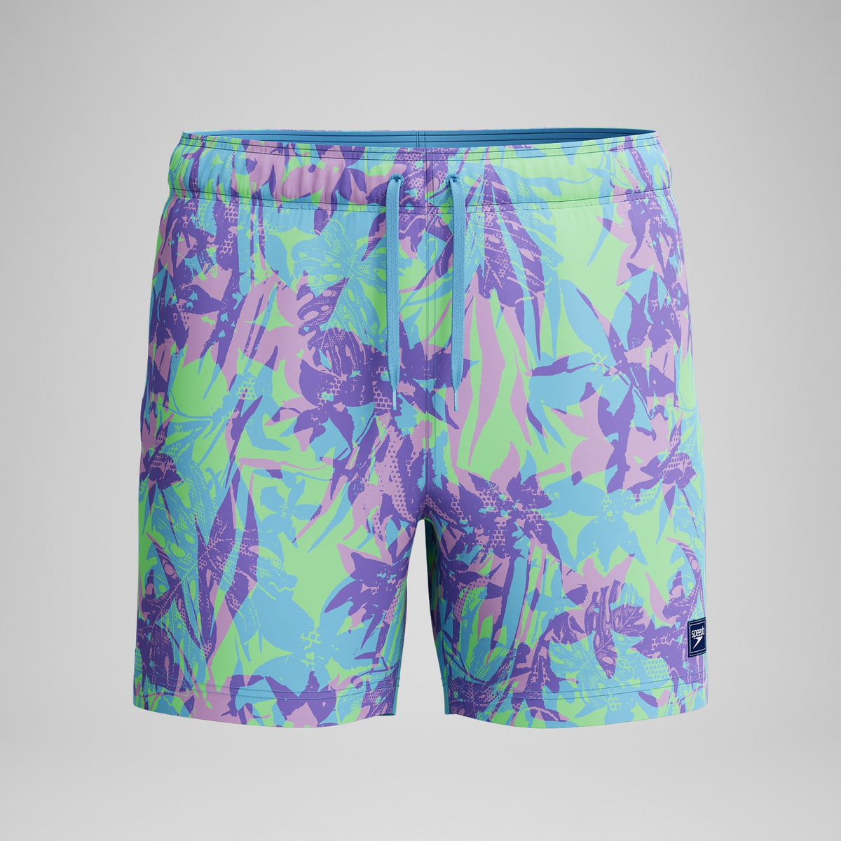 Redondo Edge Printed Swim Shorts Purple/Green | Speedo