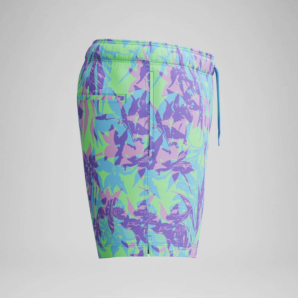 Redondo Edge Printed Swim Shorts Purple/Green | Speedo