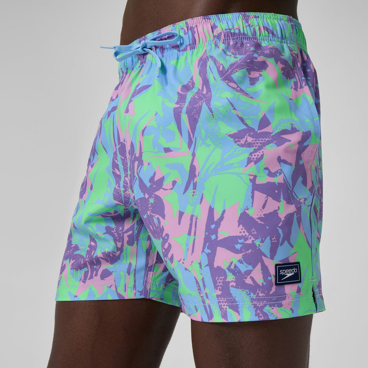 Redondo Edge Printed Swim Shorts Purple/Green | Speedo