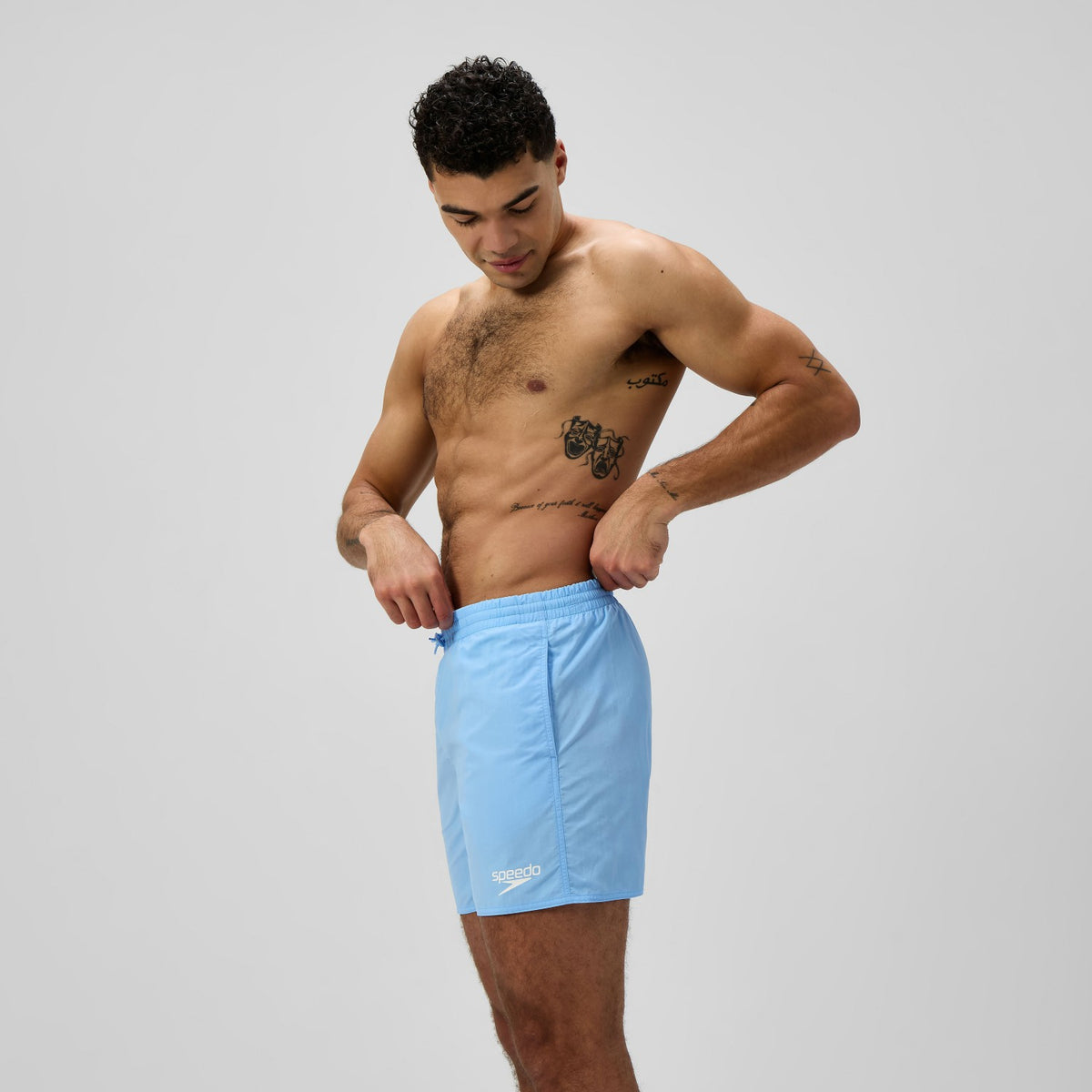 Essential Solid Swim Shorts Blue | Speedo