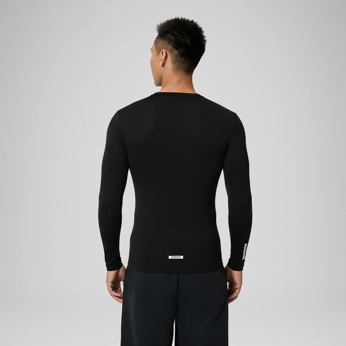 Endurance+ Logo Long Sleeve Rashguard Black | Speedo