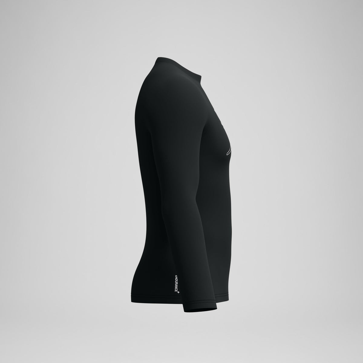 Endurance+ Logo Long Sleeve Rashguard Black | Speedo