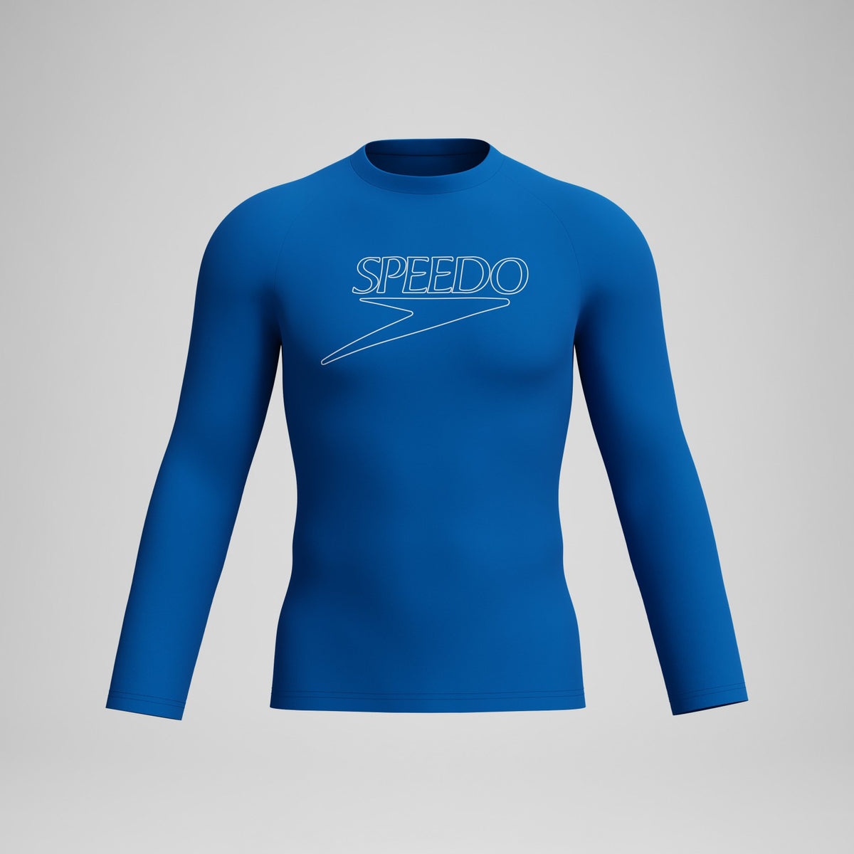 Endurance+ Logo Long Sleeve Rashguard Blue | Speedo