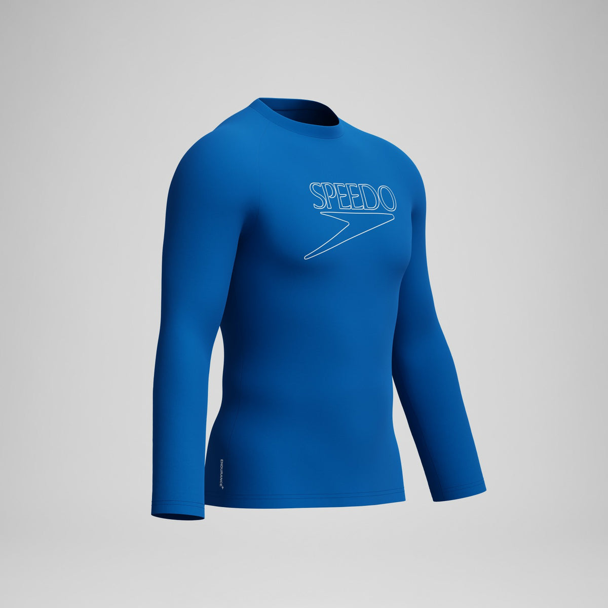 Endurance+ Logo Long Sleeve Rashguard Blue | Speedo