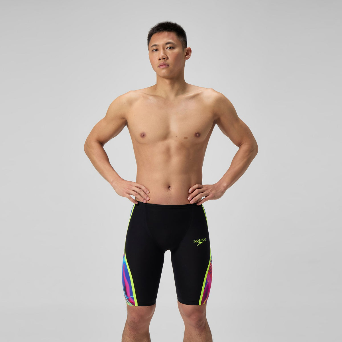 Fastskin LZR Pure Intent 2.0 High Waist Jammer Black/Yellow | Speedo