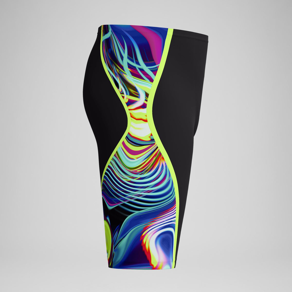 Fastskin LZR Pure Intent 2.0 High Waist Jammer Black/Yellow | Speedo