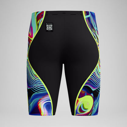 Fastskin LZR Pure Intent 2.0 High Waist Jammer Black/Yellow | Speedo