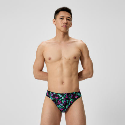 Club Training Printed Brief Green/Black | Speedo