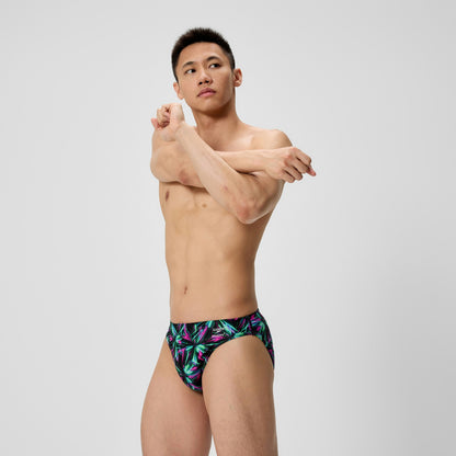Club Training Printed Brief Green/Black | Speedo