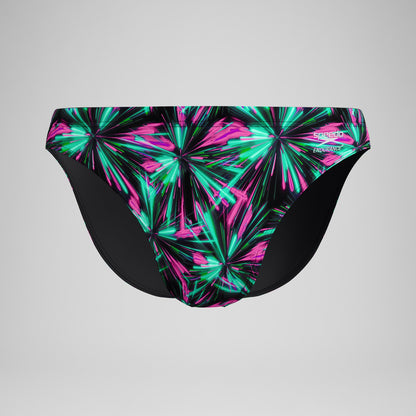 Club Training Printed Brief Green/Black | Speedo