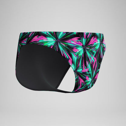 Club Training Printed Brief Green/Black | Speedo