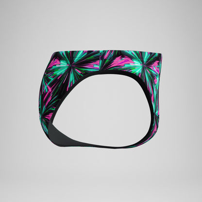 Club Training Printed Brief Green/Black | Speedo