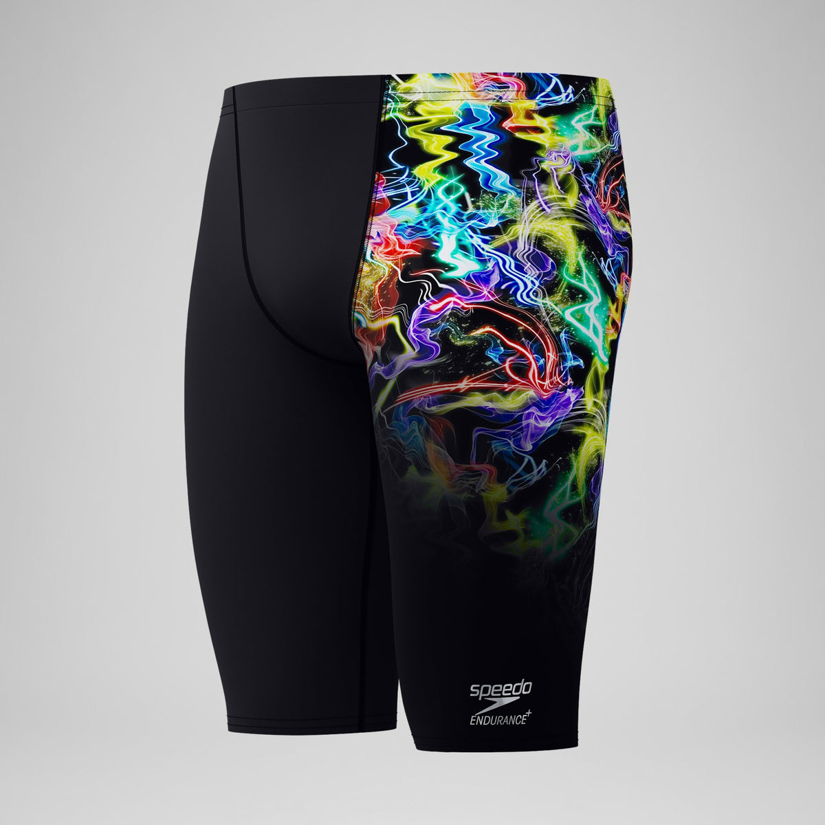 Club Training Printed Jammer Black/Green | Speedo