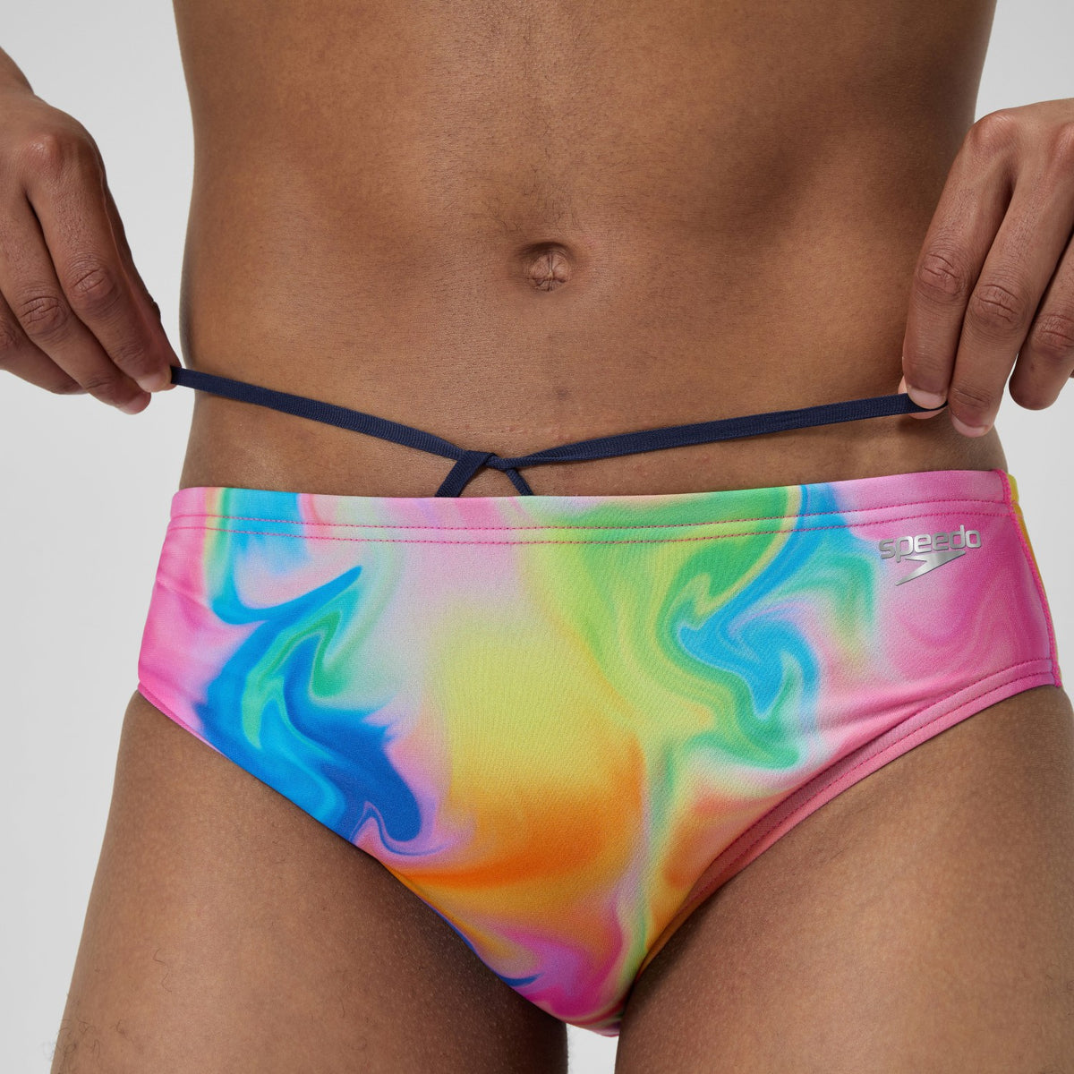 Club Training Printed Brief Pink/Yellow | Speedo