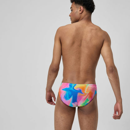 Club Training Printed Brief Pink/Yellow | Speedo