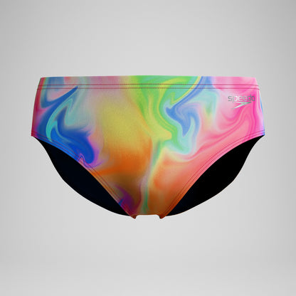Club Training Printed Brief Pink/Yellow | Speedo