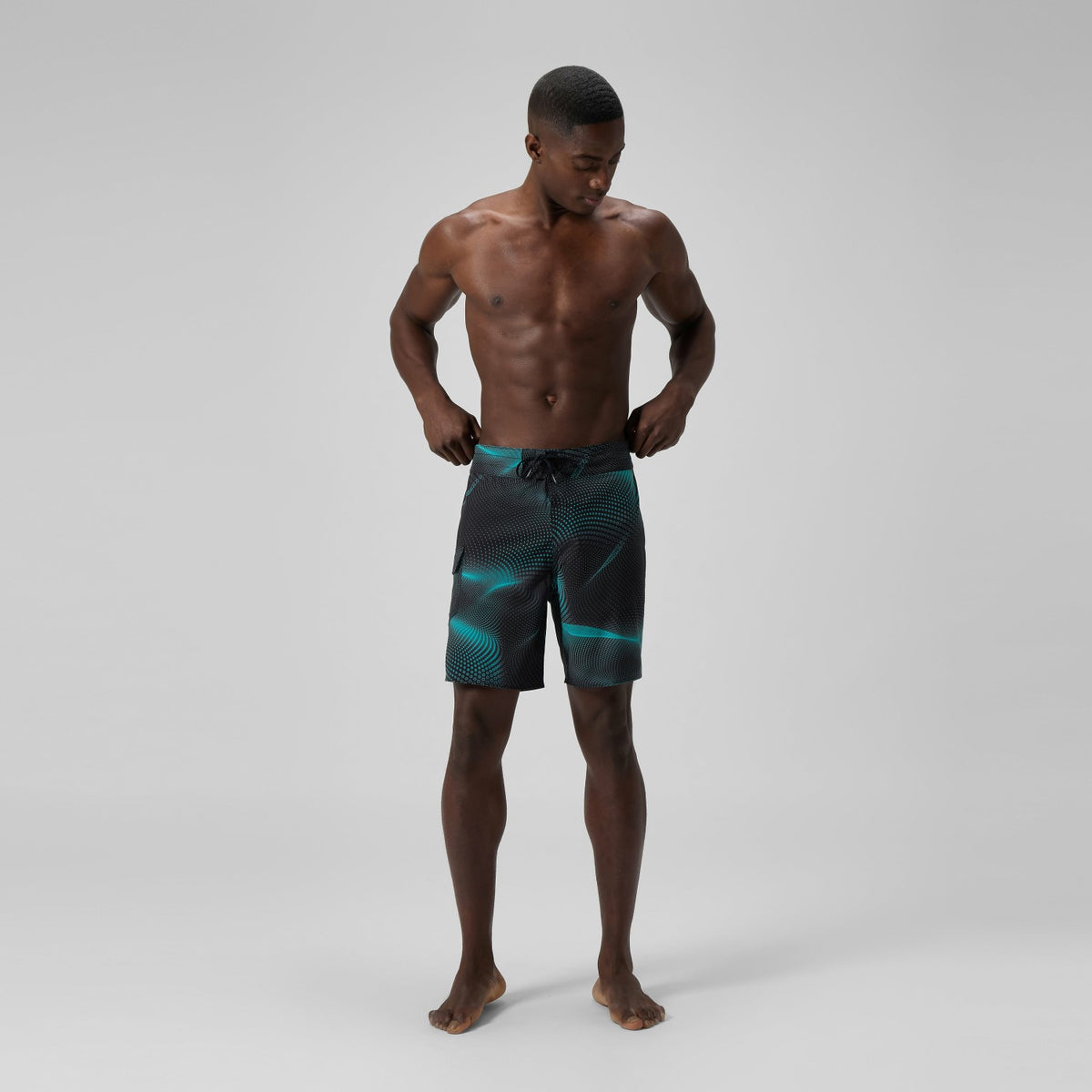 Lookout Printed Boardshorts Dark Green | Speedo