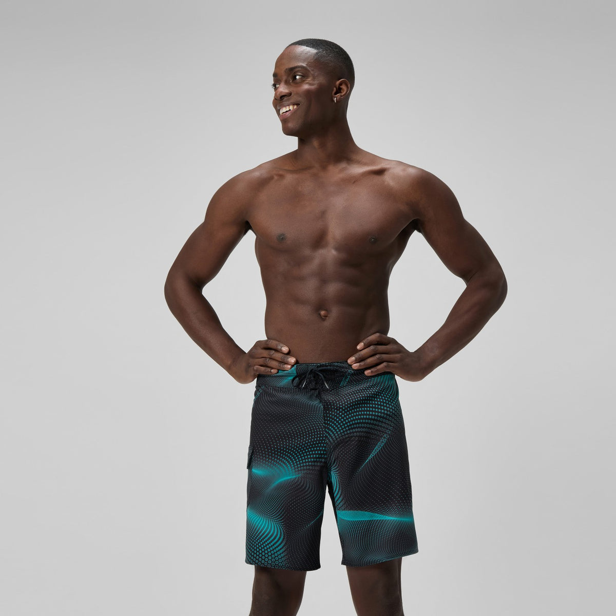 Lookout Printed Boardshorts Dark Green | Speedo