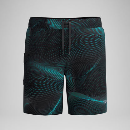 Lookout Printed Boardshorts Dark Green | Speedo