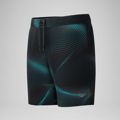 Lookout Printed Boardshorts Dark Green | Speedo
