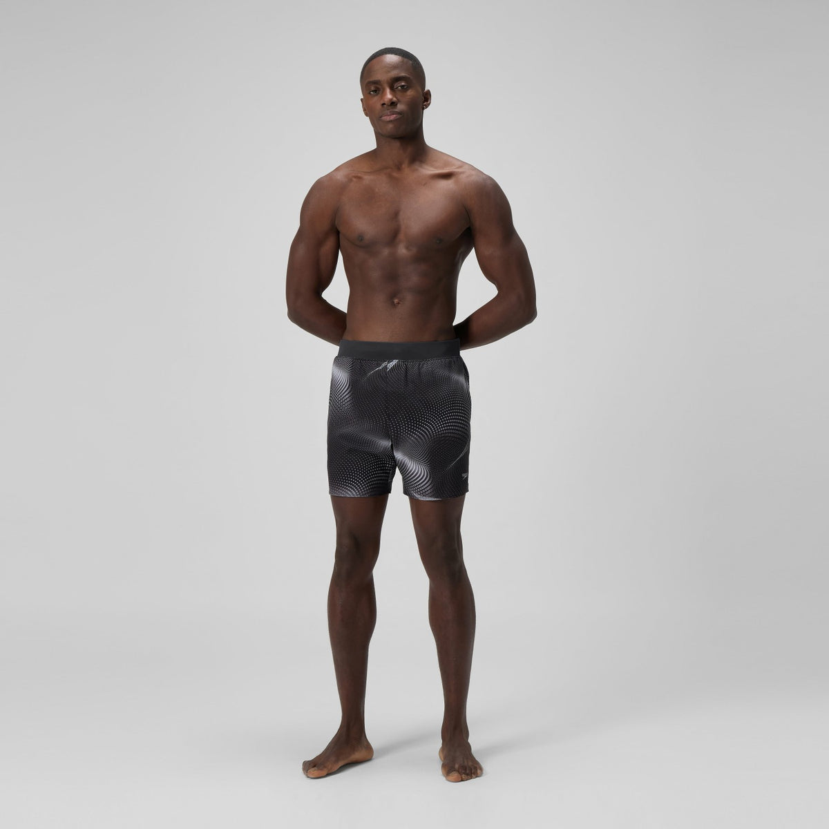 Lookout Printed Swim Shorts Grey | Speedo