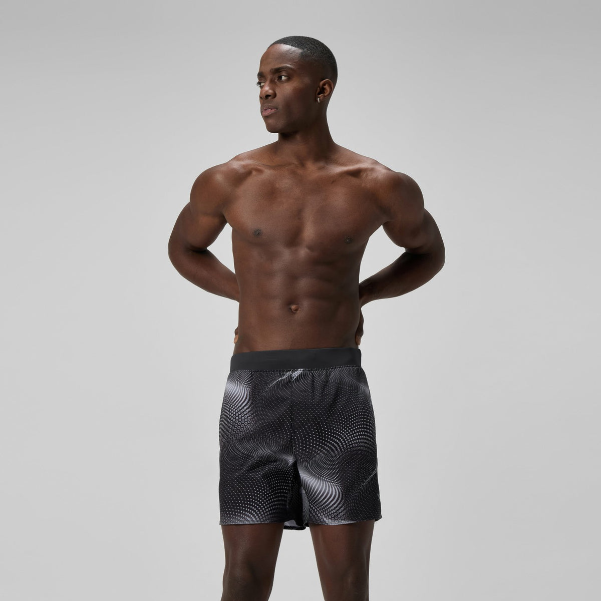Lookout Printed Swim Shorts Grey | Speedo