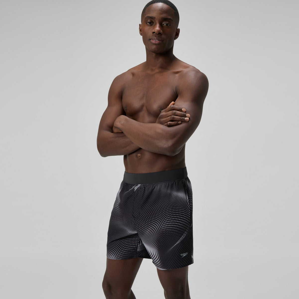 Lookout Printed Swim Shorts Grey | Speedo