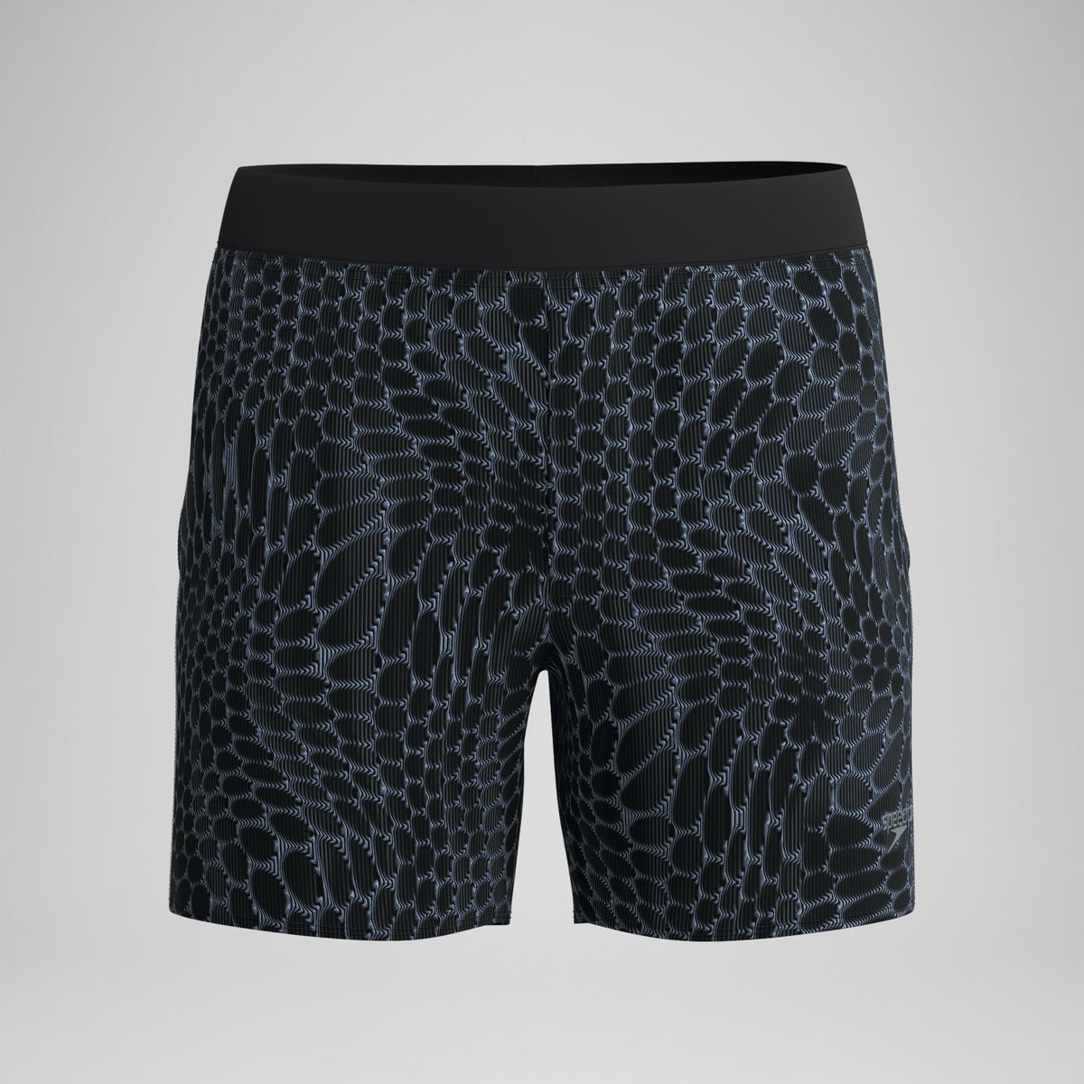 Lookout Printed Swim Shorts Black | Speedo