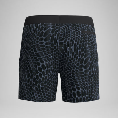 Lookout Printed Swim Shorts Black | Speedo