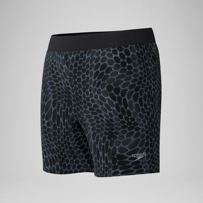 Lookout Printed Swim Shorts Black | Speedo