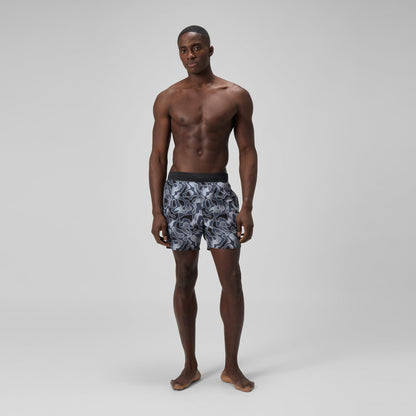 Lookout Printed Swim Shorts Grey | Speedo