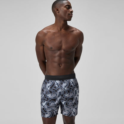 Lookout Printed Swim Shorts Grey | Speedo