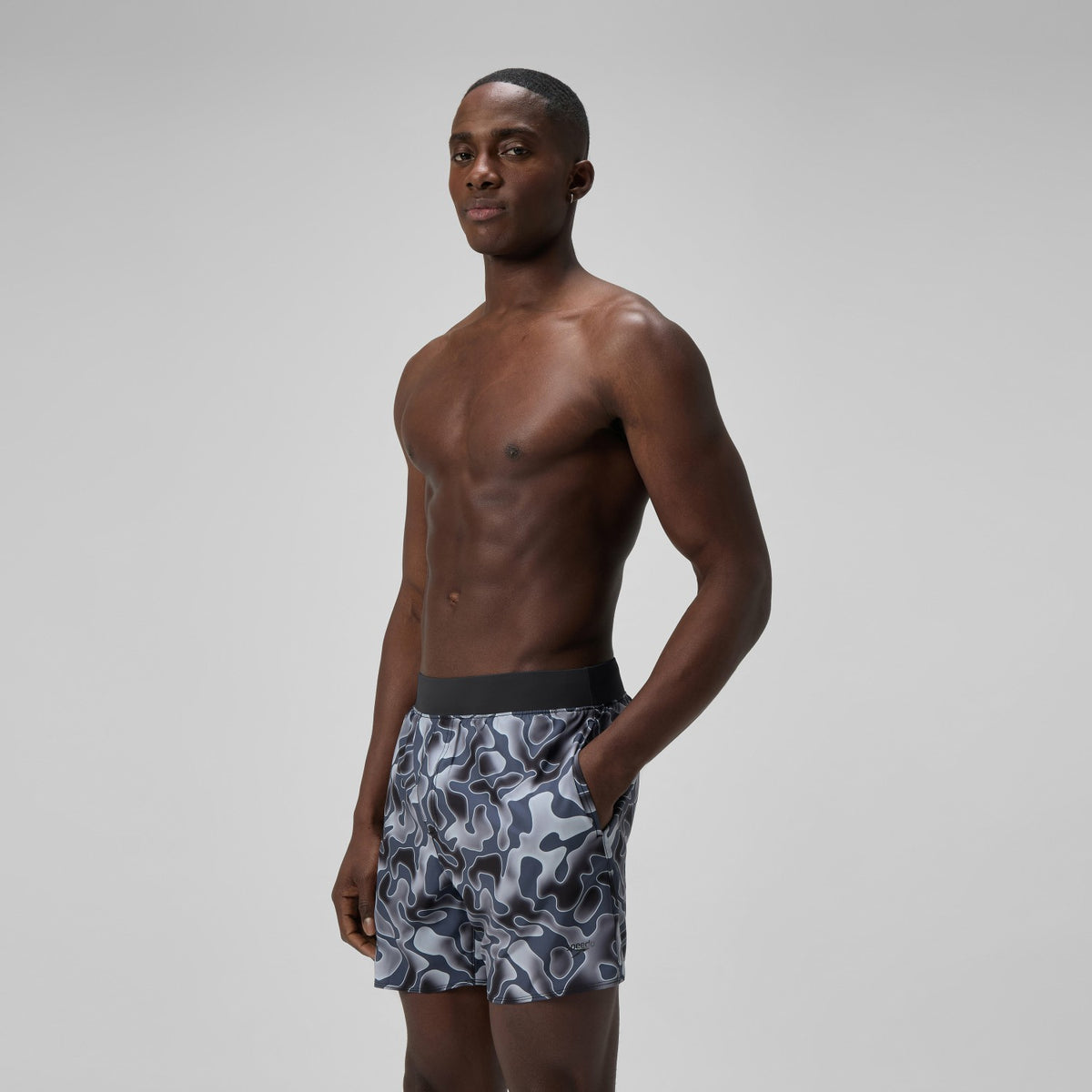 Lookout Printed Swim Shorts Grey | Speedo