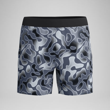 Lookout Printed Swim Shorts Grey | Speedo