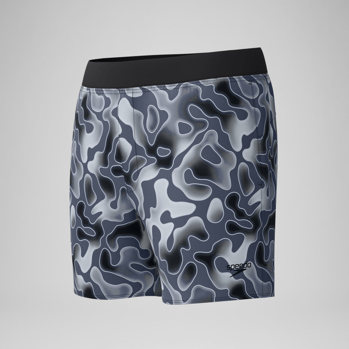 Lookout Printed Swim Shorts Grey | Speedo