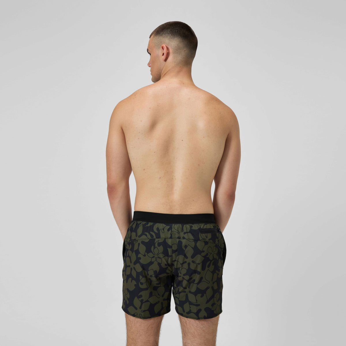 Lookout Printed Swim Shorts Dark Green | Speedo